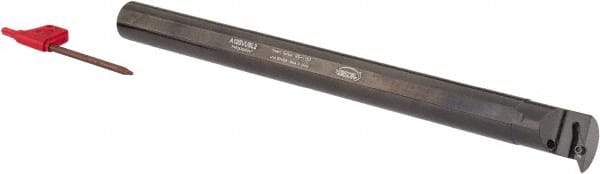 Hertel - 0.98" Min Bore Diam, 10" OAL, 3/4" Shank Diam, A-SVUB Indexable Boring Bar - VB.. Insert, Screw Holding Method - Eagle Tool & Supply