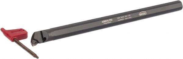 Hertel - 0.6" Min Bore Diam, 8" OAL, 1/2" Shank Diam, A-SWLP Indexable Boring Bar - WP.. 32.52 Insert, Screw Holding Method - Eagle Tool & Supply