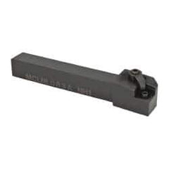 Hertel - MCLN, Left Hand Cut, 5° Lead Angle, 1/2" Shank Height x 1/2" Shank Width, Negative Rake Indexable Turning Toolholder - 4" OAL, CN..32. Insert Compatibility, Series Multi-Option - Eagle Tool & Supply