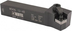 Hertel - MSKN, Left Hand Cut, 15° Lead Angle, 3/4" Shank Height x 3/4" Shank Width, Negative Rake Indexable Turning Toolholder - 4-1/2" OAL, SN..43. Insert Compatibility, Series Multi-Option - Eagle Tool & Supply