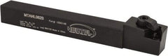 Hertel - MTAN, Left Hand Cut, 3° Lead Angle, 1/2" Shank Height x 1/2" Shank Width, Negative Rake Indexable Turning Toolholder - 4-1/2" OAL, TN..22. Insert Compatibility, Series Multi-Option - Eagle Tool & Supply