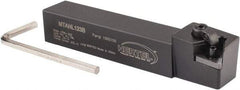 Hertel - MTAN, Left Hand Cut, 3° Lead Angle, 3/4" Shank Height x 3/4" Shank Width, Negative Rake Indexable Turning Toolholder - 4-1/2" OAL, TN..33. Insert Compatibility, Screw or Clamp Holding Method - Eagle Tool & Supply