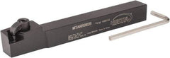Hertel - MTAN, Right Hand Cut, 3° Lead Angle, 1/2" Shank Height x 1/2" Shank Width, Negative Rake Indexable Turning Toolholder - 4-1/2" OAL, TN..22. Insert Compatibility, Series Multi-Option - Eagle Tool & Supply