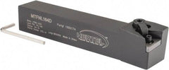 Hertel - MTFN, Left Hand Cut, 0° Lead Angle, 1" Shank Height x 1" Shank Width, Negative Rake Indexable Turning Toolholder - 6" OAL, TN..43. Insert Compatibility, Series Multi-Option - Eagle Tool & Supply