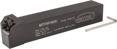 Hertel - MTFN, Right Hand Cut, 1" Shank Height x 1" Shank Width, Negative Rake Indexable Turning Toolholder - 6" OAL, TN..33. Insert Compatibility, Series Multi-Option - Eagle Tool & Supply