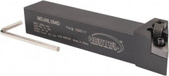 Hertel - MDJN, Left Hand Cut, 3° Lead Angle, 1" Shank Height x 1" Shank Width, Negative Rake Indexable Turning Toolholder - 6" OAL, DN..43. Insert Compatibility, Series Multi-Option - Eagle Tool & Supply