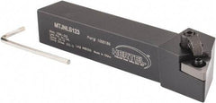 Hertel - MTJN, Left Hand Cut, 3° Lead Angle, 3/4" Shank Height x 3/4" Shank Width, Negative Rake Indexable Turning Toolholder - 4-1/2" OAL, TN..33. Insert Compatibility, Series Multi-Option - Eagle Tool & Supply