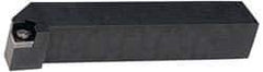 Hertel - SCLC, Left Hand Cut, 5° Lead Angle, 1" Shank Height x 1" Shank Width, Neutral Rake Indexable Turning Toolholder - 6" OAL, CC..32.5. Insert Compatibility, Series Screw-Type - Eagle Tool & Supply