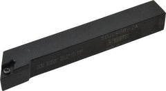 Hertel - SDJC, Right Hand Cut, 3° Lead Angle, 1/2" Shank Height x 1/2" Shank Width, Neutral Rake Indexable Turning Toolholder - 3-1/2" OAL, DC..21.5. Insert Compatibility, Series Screw-Type - Eagle Tool & Supply