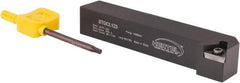 Hertel - STGC, Left Hand Cut, 3° Lead Angle, 3/4" Shank Height x 3/4" Shank Width, Neutral Rake Indexable Turning Toolholder - 4-1/2" OAL, TC..32.5. Insert Compatibility, Series Screw-Type - Eagle Tool & Supply