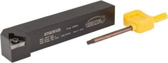Hertel - STGC, Right Hand Cut, 3° Lead Angle, 3/4" Shank Height x 3/4" Shank Width, Neutral Rake Indexable Turning Toolholder - 4-1/2" OAL, TC..32.5. Insert Compatibility, Series Screw-Type - Eagle Tool & Supply