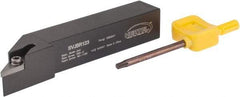 Hertel - SVJB, Right Hand Cut, 3° Lead Angle, 3/4" Shank Height x 3/4" Shank Width, Neutral Rake Indexable Turning Toolholder - 4-1/2" OAL, VB..33. Insert Compatibility, Series Screw-Type - Eagle Tool & Supply
