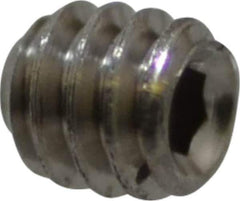 Value Collection - #2-56 UNC, 3/32" OAL, Cup Point Set Screw - Grade 18-8 Stainless Steel, 0.035" Key - Eagle Tool & Supply