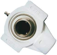 Value Collection - 1-1/8" ID, 1-1/2" OAL x 4-1/32" OAH Take Up Unit - 2,540 Lb Static Cap, 4,383 Lb Dyn Cap, SS Thermoplastic - Eagle Tool & Supply