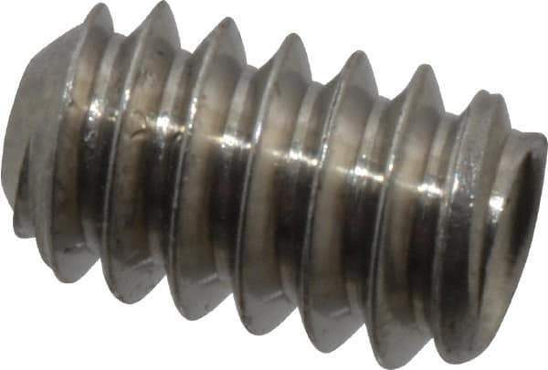 Value Collection - #4-40 UNC, 3/16" OAL, Cup Point Set Screw - Grade 18-8 Stainless Steel, 0.05" Key - Eagle Tool & Supply