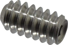 Value Collection - #6-32 UNC, 1/4" OAL, Cup Point Set Screw - Grade 18-8 Stainless Steel, 1/16" Key - Eagle Tool & Supply