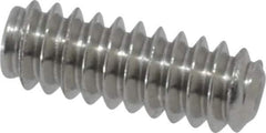 Value Collection - #6-32 UNC, 3/8" OAL, Cup Point Set Screw - Grade 18-8 Stainless Steel, 1/16" Key - Eagle Tool & Supply