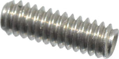 Value Collection - #0-80 UNF, 3/16" OAL, Cup Point Set Screw - Grade 18-8 Stainless Steel, 0.028" Key - Eagle Tool & Supply