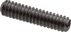 Value Collection - #0-80 UNF, 1/4" OAL, Cup Point Set Screw - Grade 18-8 Stainless Steel, 0.028" Key - Eagle Tool & Supply
