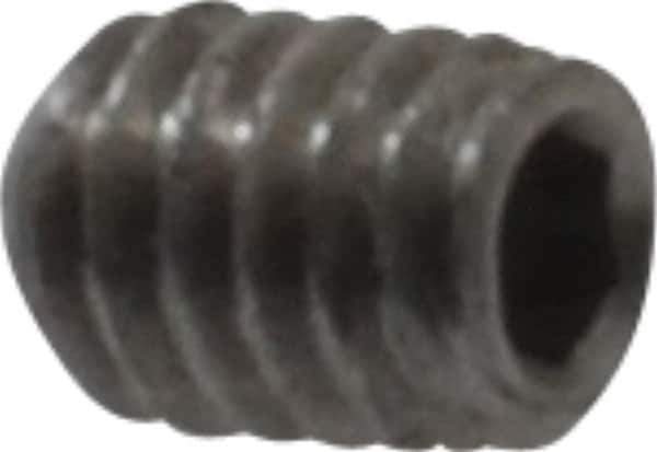 Value Collection - #1-72 UNF, 3/32" OAL, Cup Point Set Screw - Grade 18-8 Stainless Steel, 0.035" Key - Eagle Tool & Supply