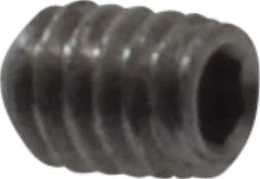 Value Collection - #1-72 UNF, 3/32" OAL, Cup Point Set Screw - Grade 18-8 Stainless Steel, 0.035" Key - Eagle Tool & Supply