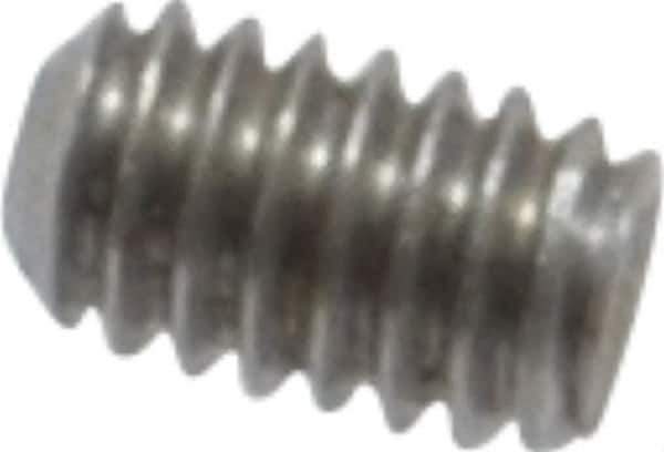 Value Collection - #1-72 UNF, 1/8" OAL, Cup Point Set Screw - Grade 18-8 Stainless Steel, 0.035" Key - Eagle Tool & Supply