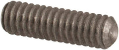 Value Collection - #1-72 UNF, 1/4" OAL, Cup Point Set Screw - Grade 18-8 Stainless Steel, 0.035" Key - Eagle Tool & Supply