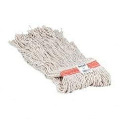 Rubbermaid - 1" Orange Head Band, X-Large Cotton Cut End Mop Head - 8 Ply, Side Loading Connection, Use for General Purpose - Eagle Tool & Supply