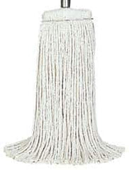 Rubbermaid - White Head Band, Large Rayon Cut End Mop Head - 4 Ply, Screw On Connection, Use for Finishing - Eagle Tool & Supply