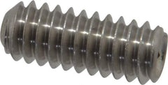 Value Collection - 1/4-20 UNC, 5/8" OAL, Cup Point Set Screw - Grade 18-8 Stainless Steel, 1/8" Key - Eagle Tool & Supply