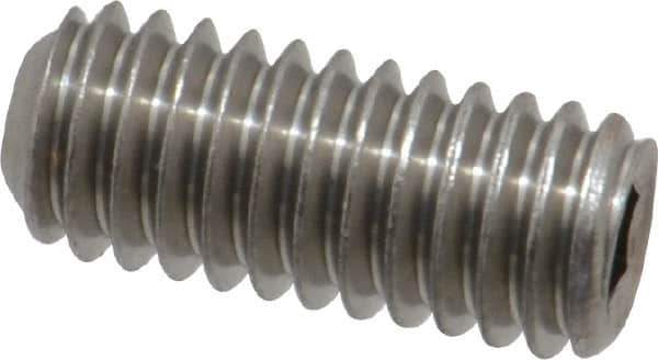 Value Collection - 5/16-18 UNC, 3/4" OAL, Cup Point Set Screw - Grade 18-8 Stainless Steel, 3/32" Key - Eagle Tool & Supply