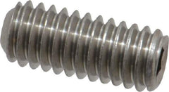 Value Collection - 5/16-18 UNC, 3/4" OAL, Cup Point Set Screw - Grade 18-8 Stainless Steel, 3/32" Key - Eagle Tool & Supply