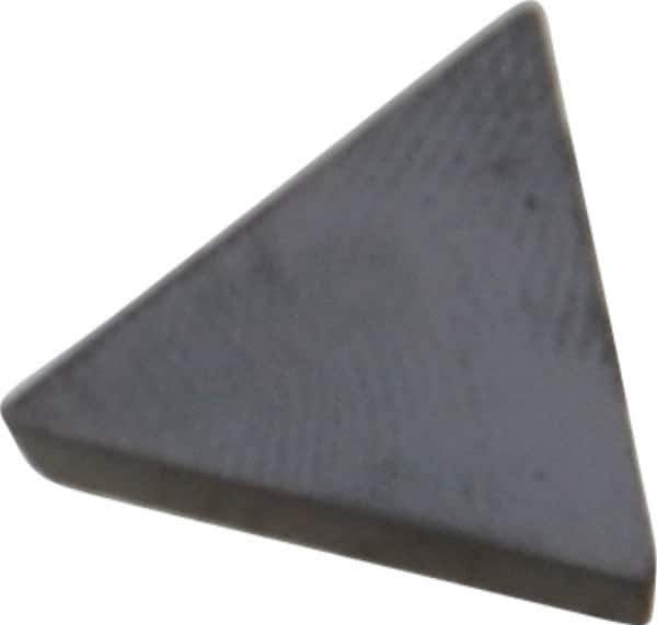 Kennametal - TPG321 Grade KC5010 Carbide Turning Insert - TiAlN Finish, 60° Triangle, 3/8" Inscr Circle, 1/8" Thick, 1/64" Corner Radius - Eagle Tool & Supply