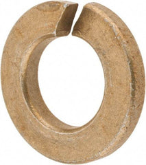 Value Collection - 5/16", 0.314" ID, 0.078" Thick Split Lock Washer - Grade 8 Steel, Zinc Yellow Dichromate Finish, 0.314" Min ID, 0.322" Max ID, 0.583" Max OD - Eagle Tool & Supply