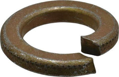 Value Collection - 3/4", 0.753" ID, 0.188" Thick Split Lock Washer - Grade 8 Steel, Zinc Yellow Dichromate Finish, 0.753" Min ID, 0.766" Max ID, 1.265" Max OD - Eagle Tool & Supply