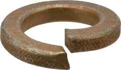 Value Collection - 1", 1.003" ID, 1/4" Thick Split Lock Washer - Grade 8 Steel, Zinc Yellow Dichromate Finish, 1.003" Min ID, 1.024" Max ID, 1.656" Max OD - Eagle Tool & Supply