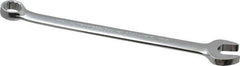 Proto - 18mm 12 Point Combination Wrench - 15° Offset Angle, 10-1/2" OAL, Steel, Chrome Finish - Eagle Tool & Supply
