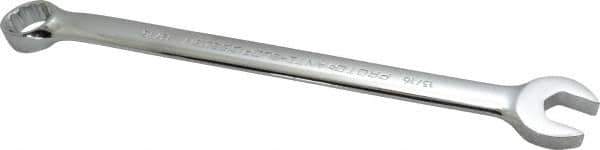 Proto - 13/16" 12 Point Offset Combination Wrench - 15° Offset Angle, 11-7/8" OAL, Steel, Chrome Finish - Eagle Tool & Supply