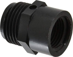 Green Leaf - 1/2 FPT & 3/4 MGHT Garden Hose Adapter - Polypropylene, Male Hose to Female Pipe Connector - Eagle Tool & Supply