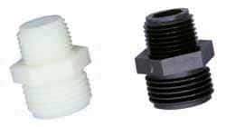 Green Leaf - 3/4 MGHT & 3/4 MGHT Garden Hose Adapter - Polypropylene, Male Hose to Male Pipe Connector - Eagle Tool & Supply