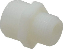 Green Leaf - 3/4 MGHT & 1/2 MPT Garden Hose Adapter - Nylon, Male Hose to Male Pipe Connector - Eagle Tool & Supply