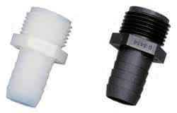 Green Leaf - 3/4 MGHT Garden Hose Adapter - Polypropylene, Male Hose to Barb Connector - Eagle Tool & Supply