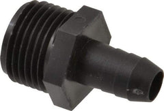 Green Leaf - 3/4 MGHT Garden Hose Adapter - Polypropylene, Male Hose to Barb Connector - Eagle Tool & Supply