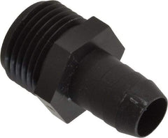 Green Leaf - 3/4 MGHT Garden Hose Adapter - Polypropylene, Male Hose to Barb Connector - Eagle Tool & Supply