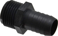 Green Leaf - 3/4 MGHT Garden Hose Adapter - Polypropylene, Male Hose to Barb Connector - Eagle Tool & Supply