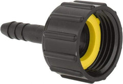 Green Leaf - 3/4 FGHT Garden Hose Adapter - Polypropylene, Female Hose to Barb Connector - Eagle Tool & Supply