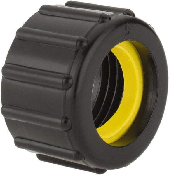 Green Leaf - 3/4 FGHT Garden Hose Adapter - Polypropylene, Female Hose to Barb Connector - Eagle Tool & Supply