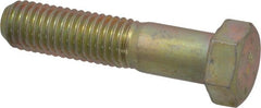 Made in USA - 9/16-12 UNC, 2-1/2" Length Under Head Hex Head Cap Screw - Eagle Tool & Supply