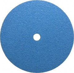 Norton - 9-1/8" Diam 7/8" Hole 24 Grit Fiber Disc - Very Coarse Grade, Zirconia Alumina, Series F826 - Eagle Tool & Supply