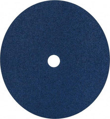 Norton - 9-1/8" Diam 7/8" Hole 50 Grit Fiber Disc - Coarse Grade, Zirconia Alumina, Series F826 - Eagle Tool & Supply
